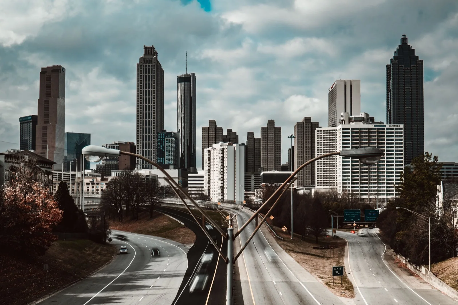 Pexels photograph of the Atlanta skyline used for a drone filming permits and airspace checklist