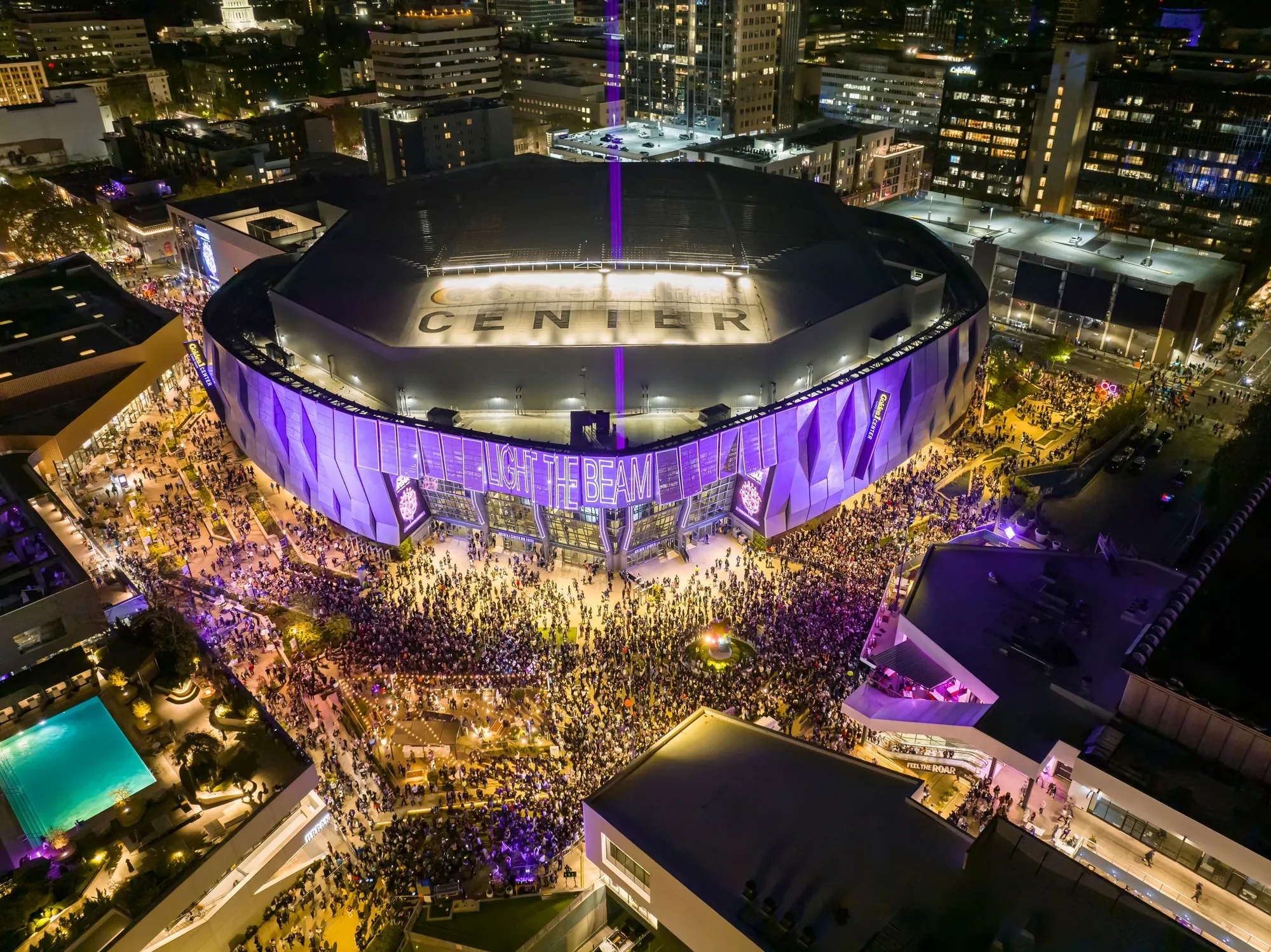 Brand Activation Drone Video photographed from an aerial drone perspective