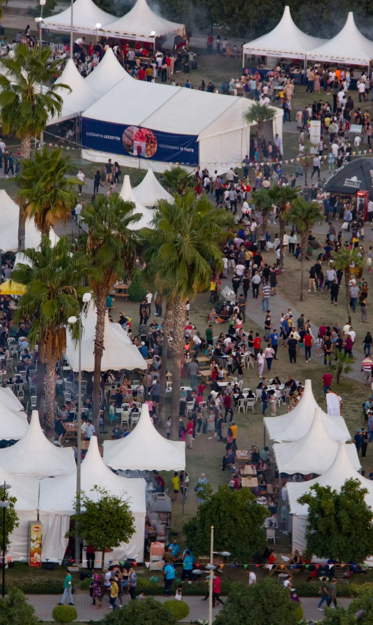 Brand Activation Drone Video photographed from an aerial drone perspective