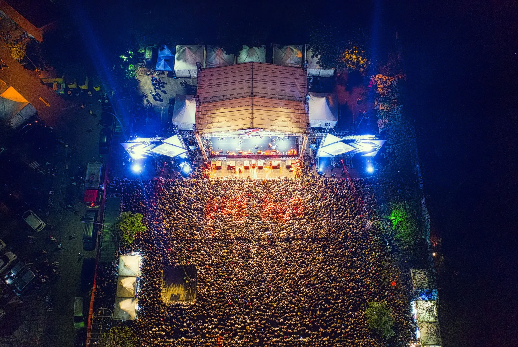 Concert + Festival Drone Video aerial drone service