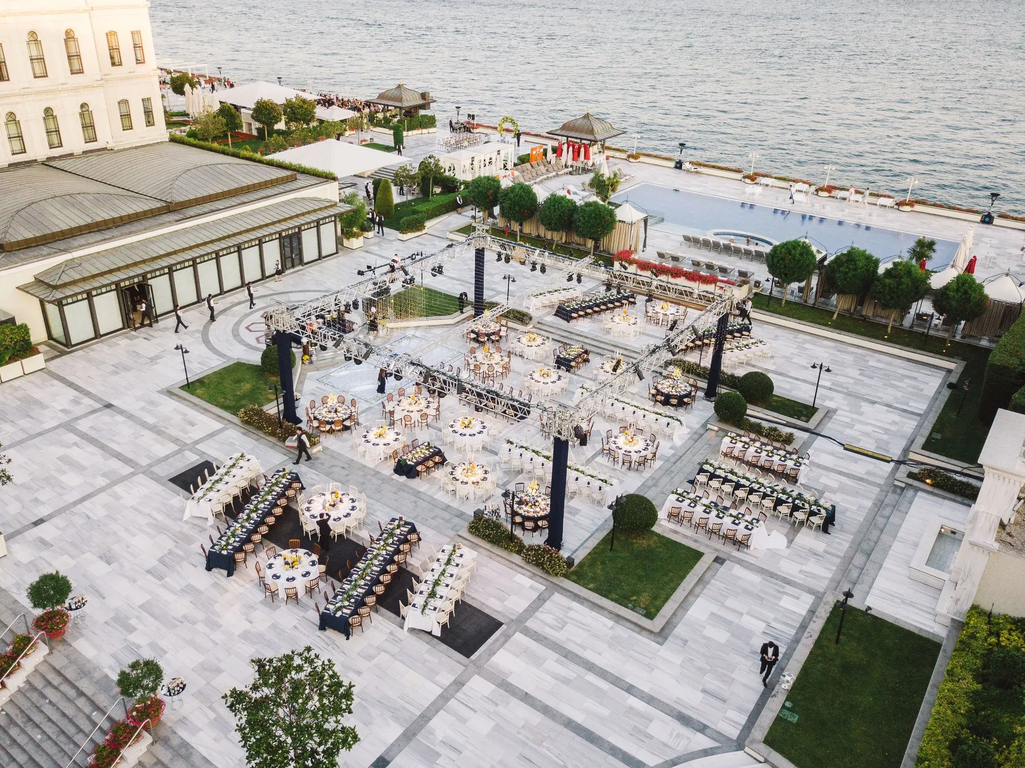 Engagement + Proposal Drone Photography photographed from an aerial drone perspective
